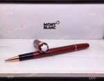 Copy Montblanc Heritage Collection Rouge & Noir Star Clip Red Rollerball Pen